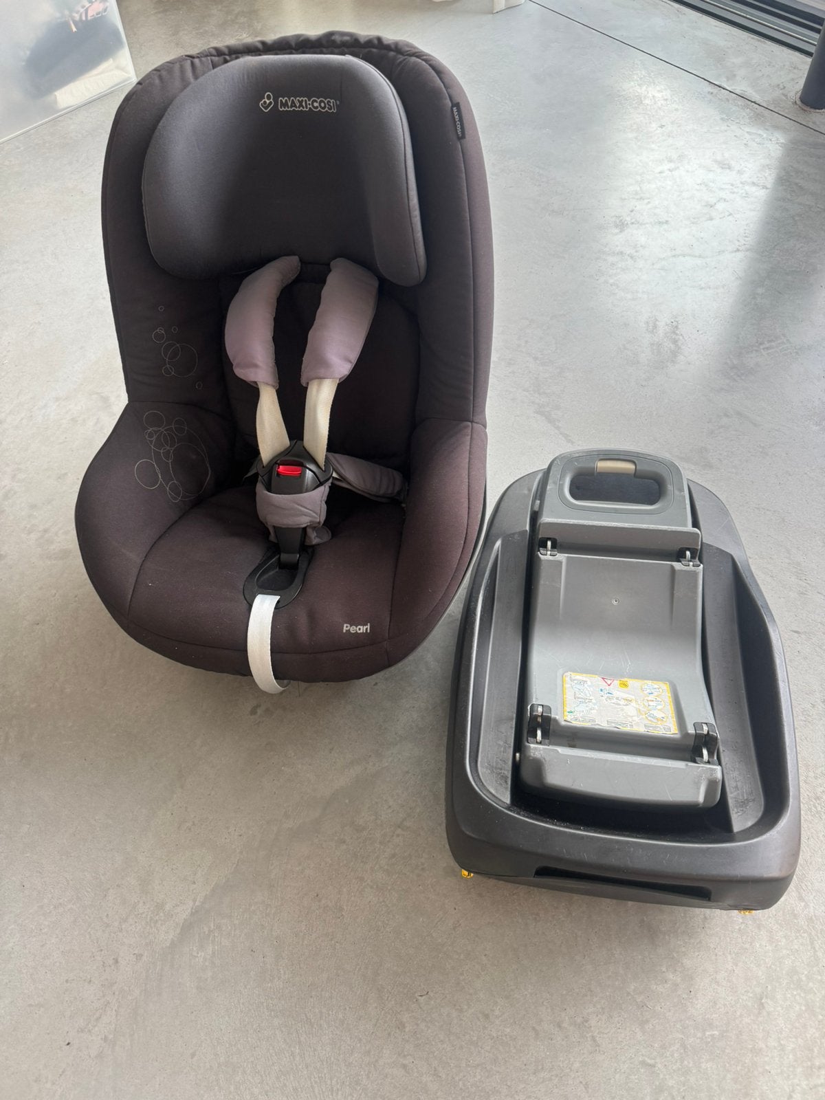 Maxi-Cosi Pearl autostoel met FamilyFix Isofix (9-18 kg), Autres méthodes, Enlèvement, Utilisé, Dossier réglable