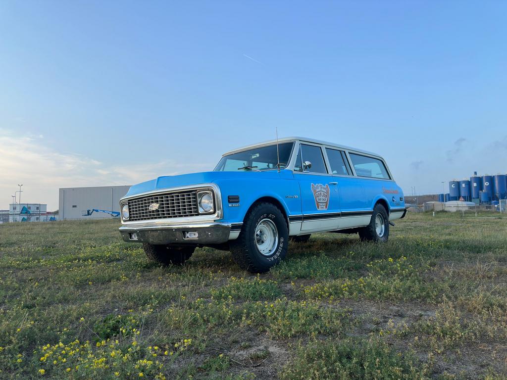 Suburban 1972, Auto's, Automaat, Suburban, 8 cilinders, Blauw