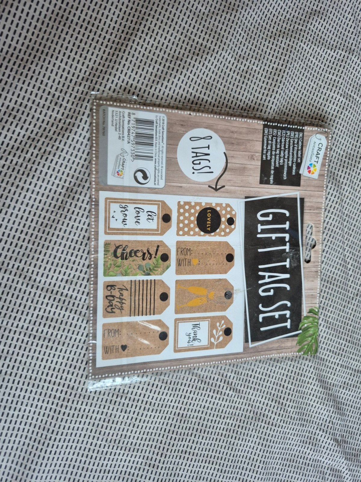 Nieuw gift tag set, Ophalen of Verzenden