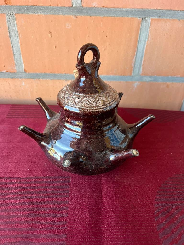 7 armige olie lamp, Antiek en Kunst, Ophalen