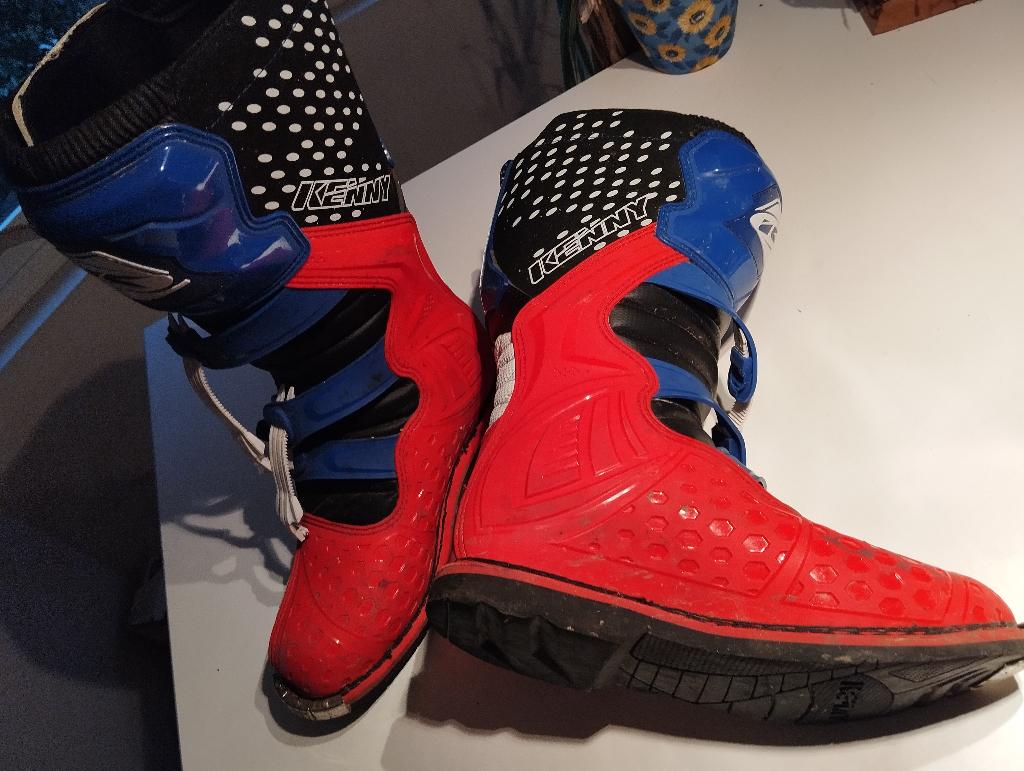Bottes de moto Kenny taille 44, Motos, Seconde main, Bottes, Enlèvement ou Envoi, Hommes