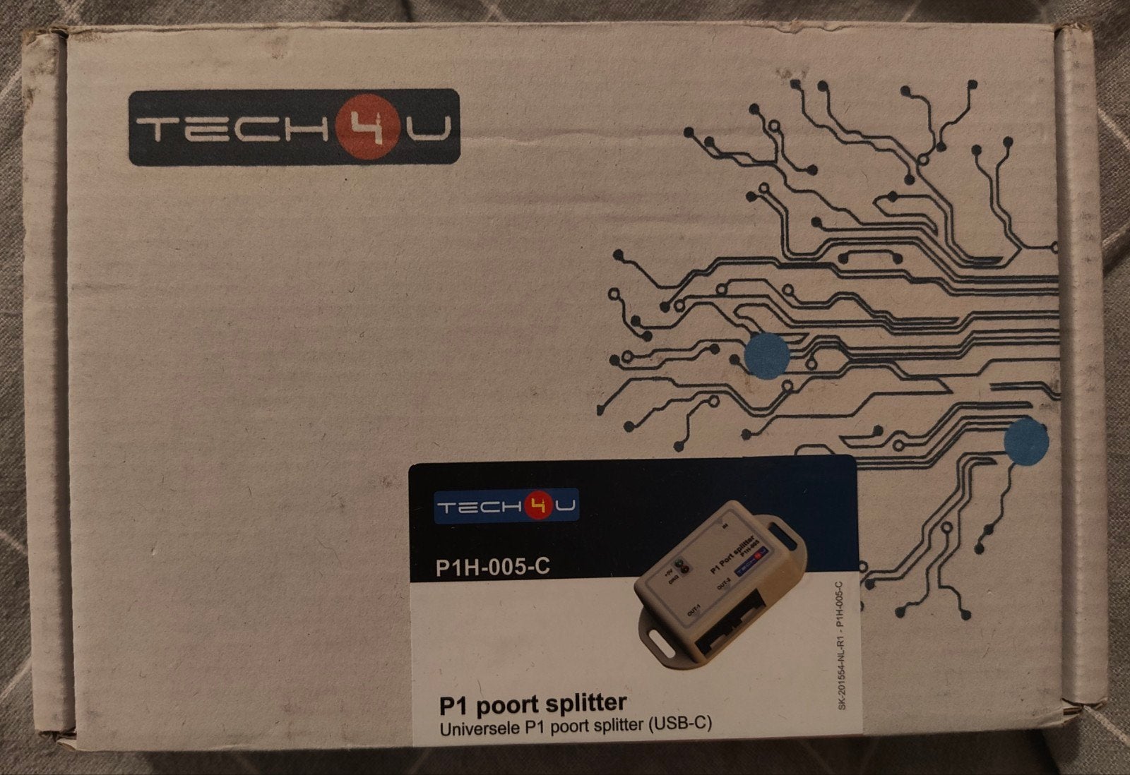 Universele P1-poort splitter usb-c (P1H-005-C), Ophalen of Verzenden, Nieuw