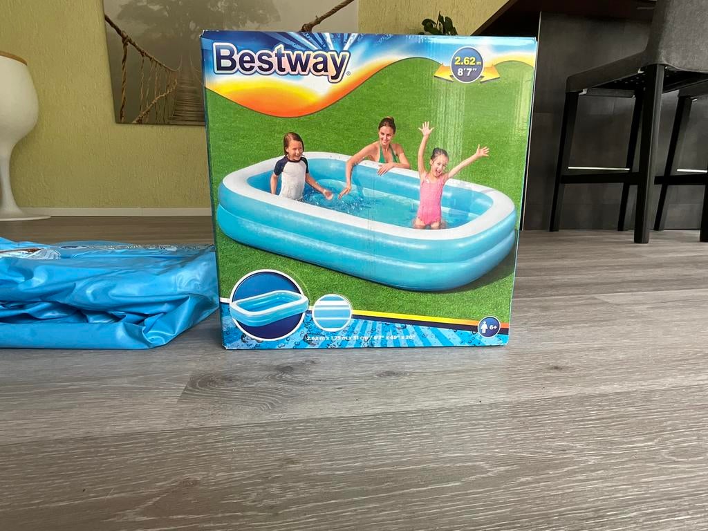 Zwembad Bestway 262 bij 175, Tuin en Terras, Ophalen, Zo goed als nieuw