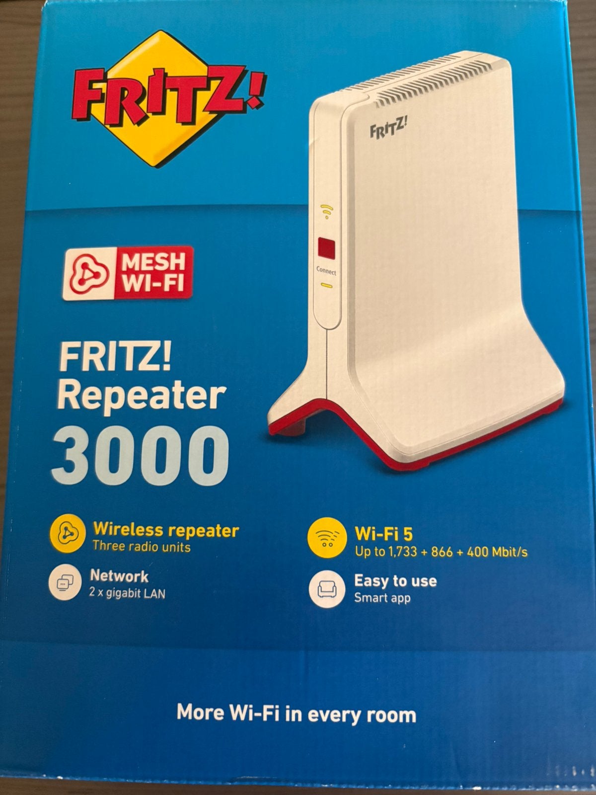 Fritz wifi repeater 3000, Computers en Software, Ophalen, Zo goed als nieuw