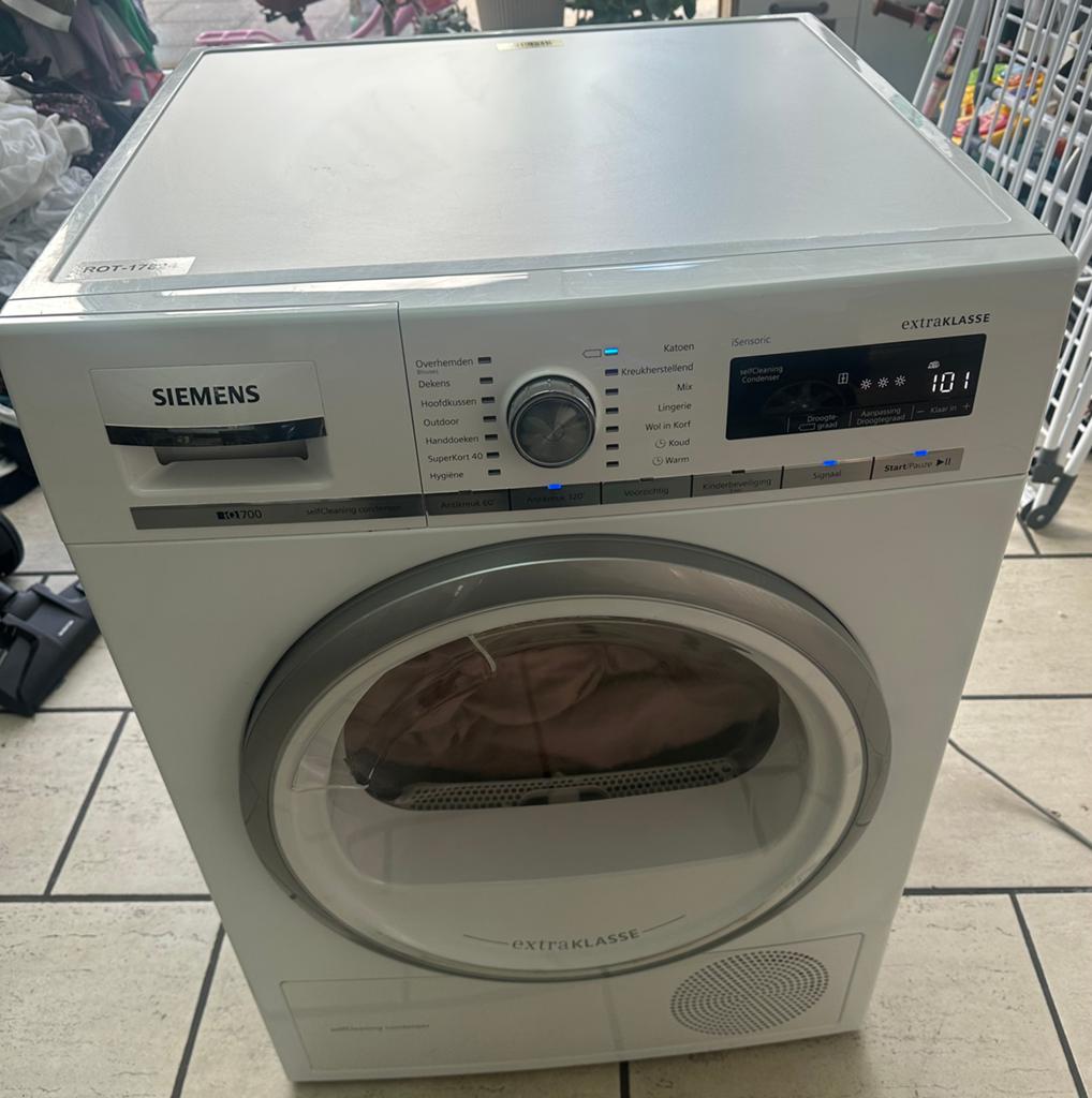 Siemens IQ700 warmtepompdroger 9KG A+++, Ophalen, Minder dan 85 cm, Overige typen, 8 tot 10 kg
