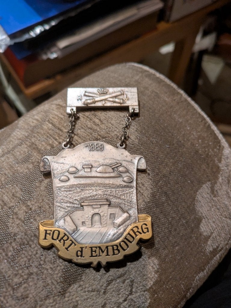Fort d'embourg, Ophalen of Verzenden, Landmacht, Lintje, Medaille of Wings