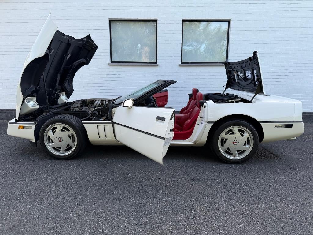 Corvette C4 Cabrio *2de eigenaar*Be auto*Concoursstaat*, Achterwielaandrijving, Cabriolet, Leder, Overige kleuren
