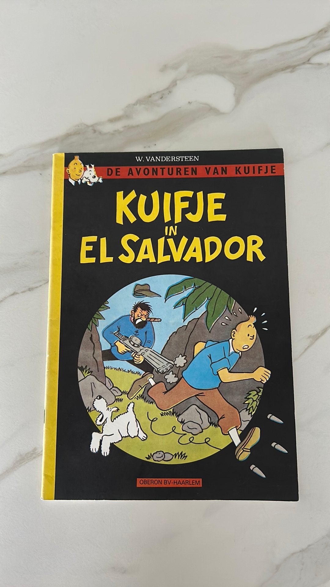 hergé Kuifje in el salvador, Ophalen of Verzenden, Zo goed als nieuw