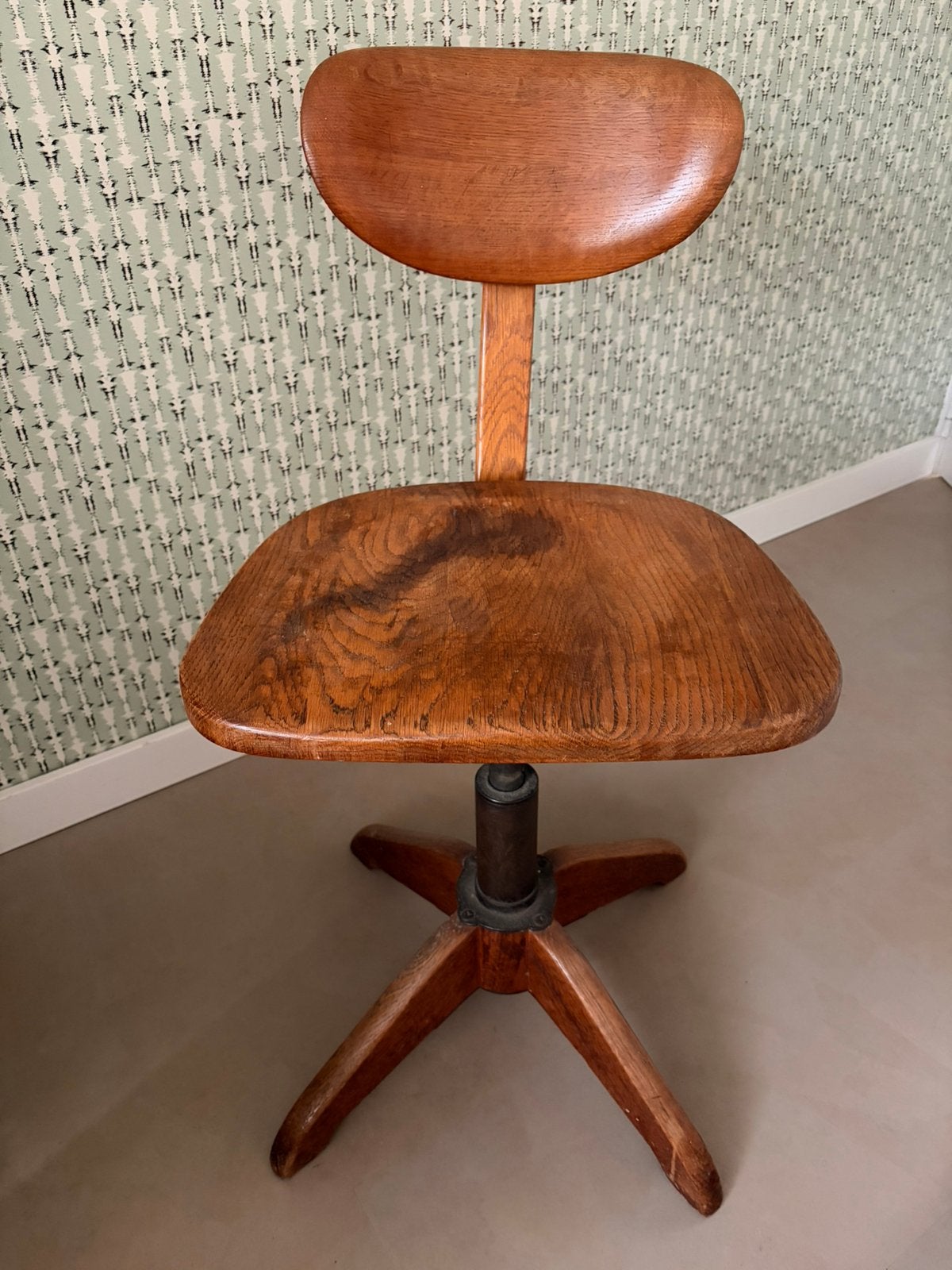 Vintage bureaustoel, Antiquités & Art, Enlèvement