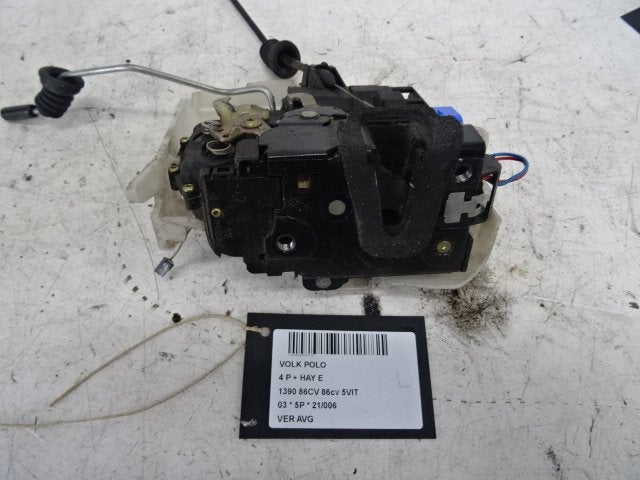 PORTIERSLOT LINKS VOOR Volkswagen Polo IV (9N1 / 2/3), Gebruikt, Voor, Volkswagen