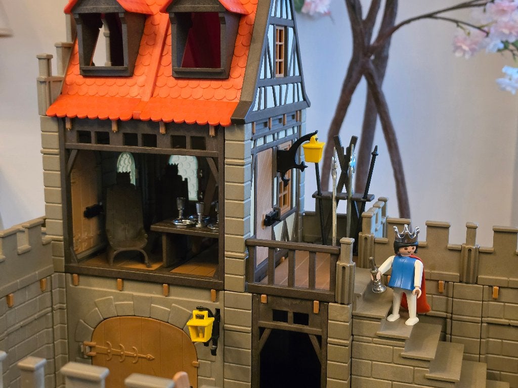 Prachtig Vintage Playmobil Ridder Kasteel 3450 + Vele Extras, Complete set, Ophalen of Verzenden, Kasteel/Fort, Knights