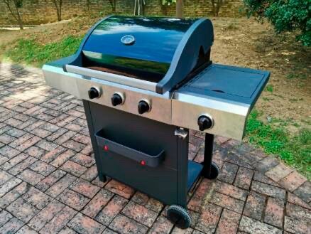 Gaz barbeque incl beschermhoes bijna nieuw 150, Enlèvement, Comme neuf