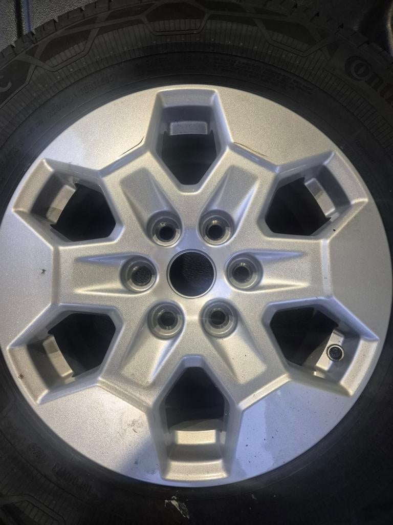Nieuwe velgen met banden ford transit nieuw model 6 gaten, Auto-onderdelen, Ophalen, Bestelwagen, 16 inch, Banden en Velgen