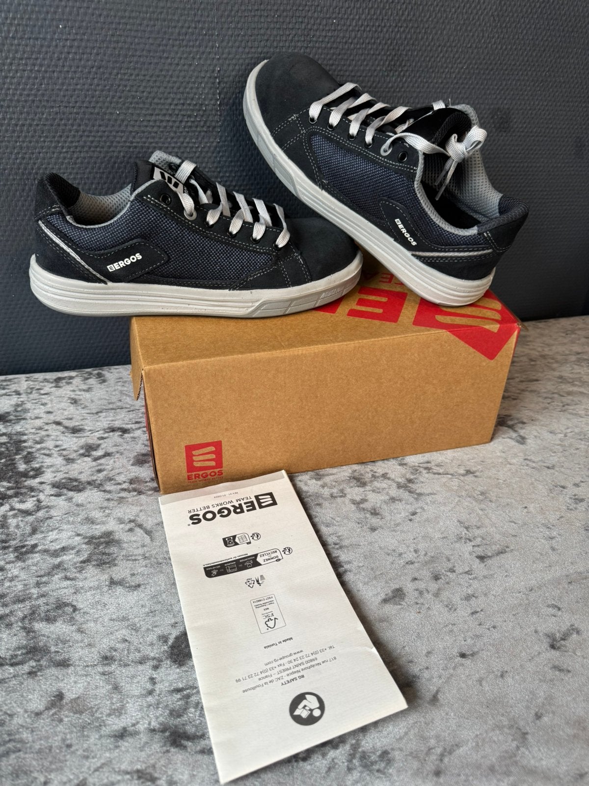 Nieuwe ERGOS veiligheidssneakers maat 43., Overige kleuren, Nieuw, Ophalen of Verzenden, Werkschoenen