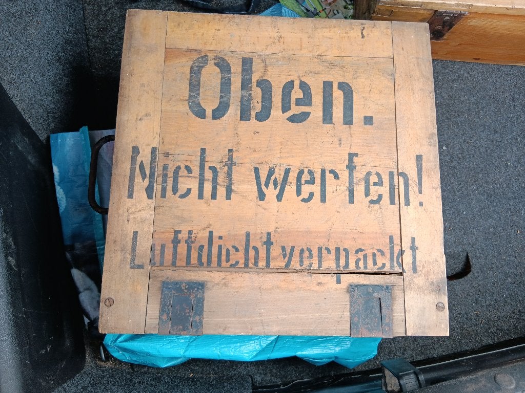 Wo2 Duitse kist, Verzamelen, Ophalen of Verzenden