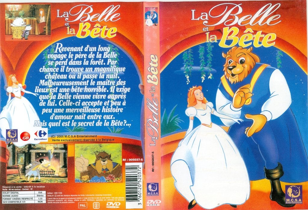 Le DVD La Belle et la Bête., Enlèvement ou Envoi, Tous les âges, Animation, Français