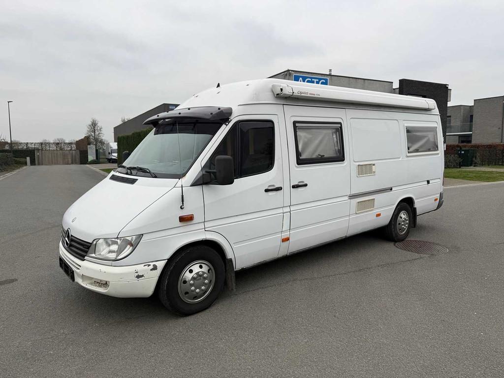 MERCEDES - 2001 - SPRINTER - MAISON MOBILE - Voitures, Autos, Mercedes-Benz, Entreprise, Autres modèles, Diesel, Autre carrosserie
