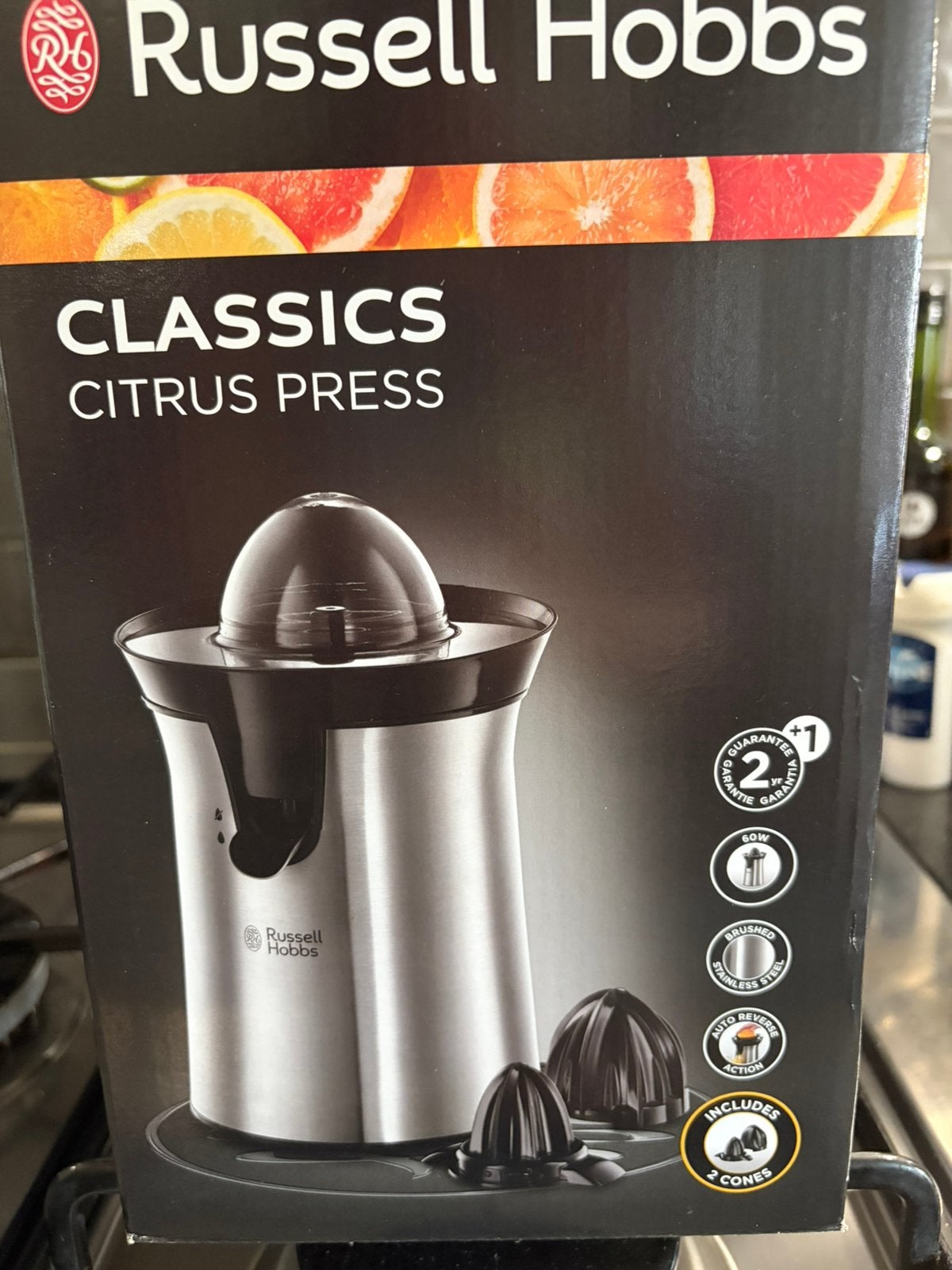 Elektrische fruitpers Russel Hobbs, Elektronische apparatuur, Juicers, Ophalen, Zo goed als nieuw
