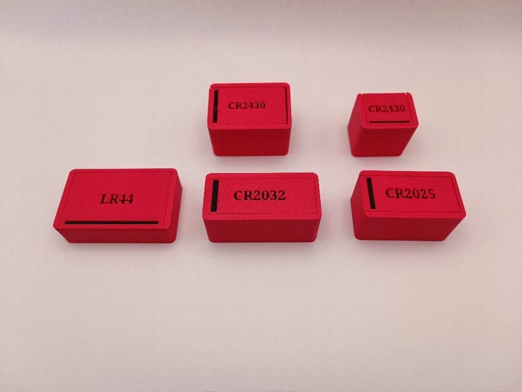 Knoopcelbatterij Opbergbox - 3D Geprint, Ophalen of Verzenden