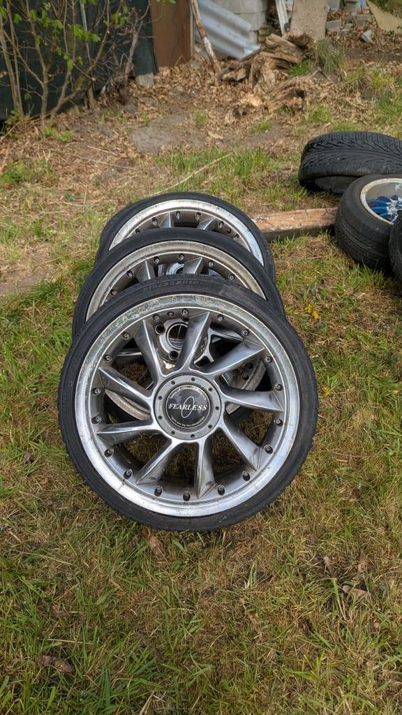 Fearless Velgen 4*114,3 R18 ET40 voor 215 breed, Auto-onderdelen, Banden en Velgen, Ophalen, Band(en)