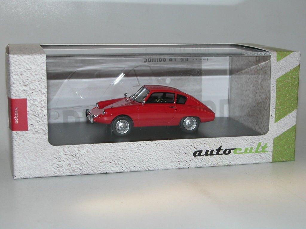 1:43 AutoCult 06010 Jamos GT 1962 rood, Ophalen of Verzenden, Nieuw, Auto, Overige merken