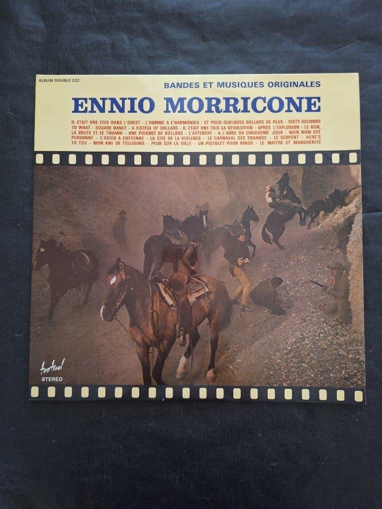ENNIO MORRICONE "Bandes et Musiques Orginales" 2 X LP album, Cd's en Dvd's, Vinyl | Rock, LP, Ophalen of Verzenden, Zo goed als nieuw