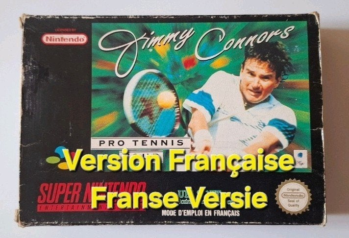 Jimmy Connors Pro Tennis Tour (Super Nintendo Game Compleet), Ophalen