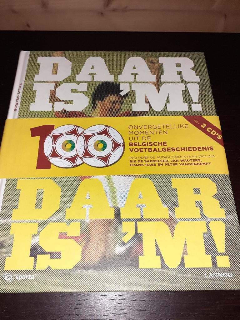 Daar Is 'm, Thijs Delrue, Belgische Voetbalgeschiedenis, Thijs Delrue, Nieuw, Ophalen of Verzenden, Balsport