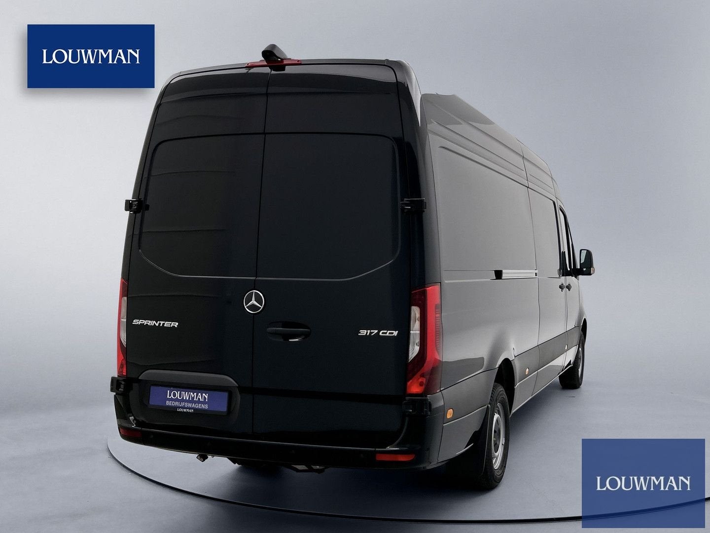 Mercedes-Benz Sprinter 317 L3H2 PRO Led voor+achter Navigati, Automaat, Zwart, Bedrijf, Diesel