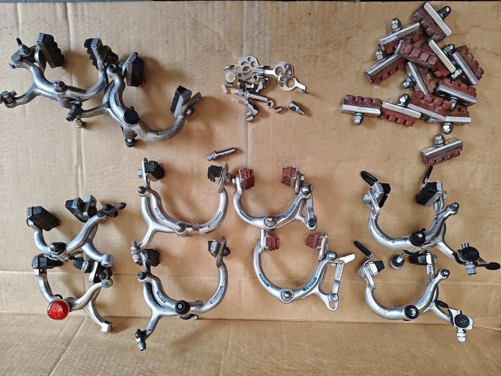 Vintage remmen, Weinmann, campagnolo en Shimano., Fietsen en Brommers, Fietsonderdelen, Ophalen of Verzenden, Zo goed als nieuw