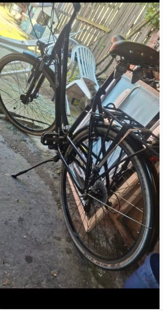 Vrouwen fiets te koop, Fietsen en Brommers, Ophalen, Gebruikt, Velgrem, Versnellingen