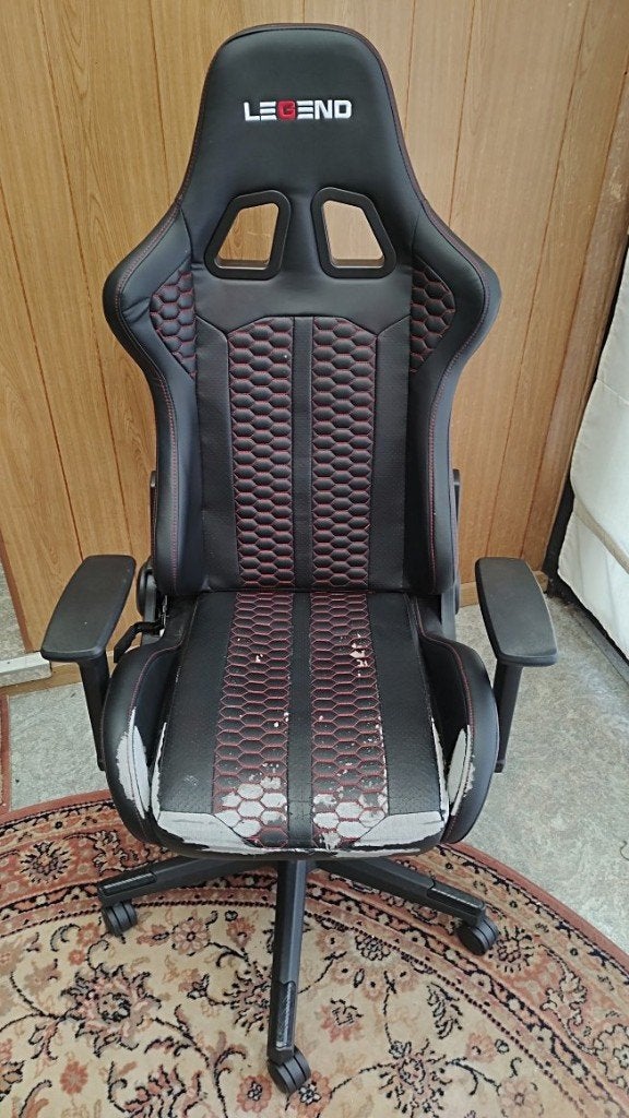 Gamingstoel Jysk Legend, Ophalen, Gebruikt, Zwart, Gaming bureaustoel