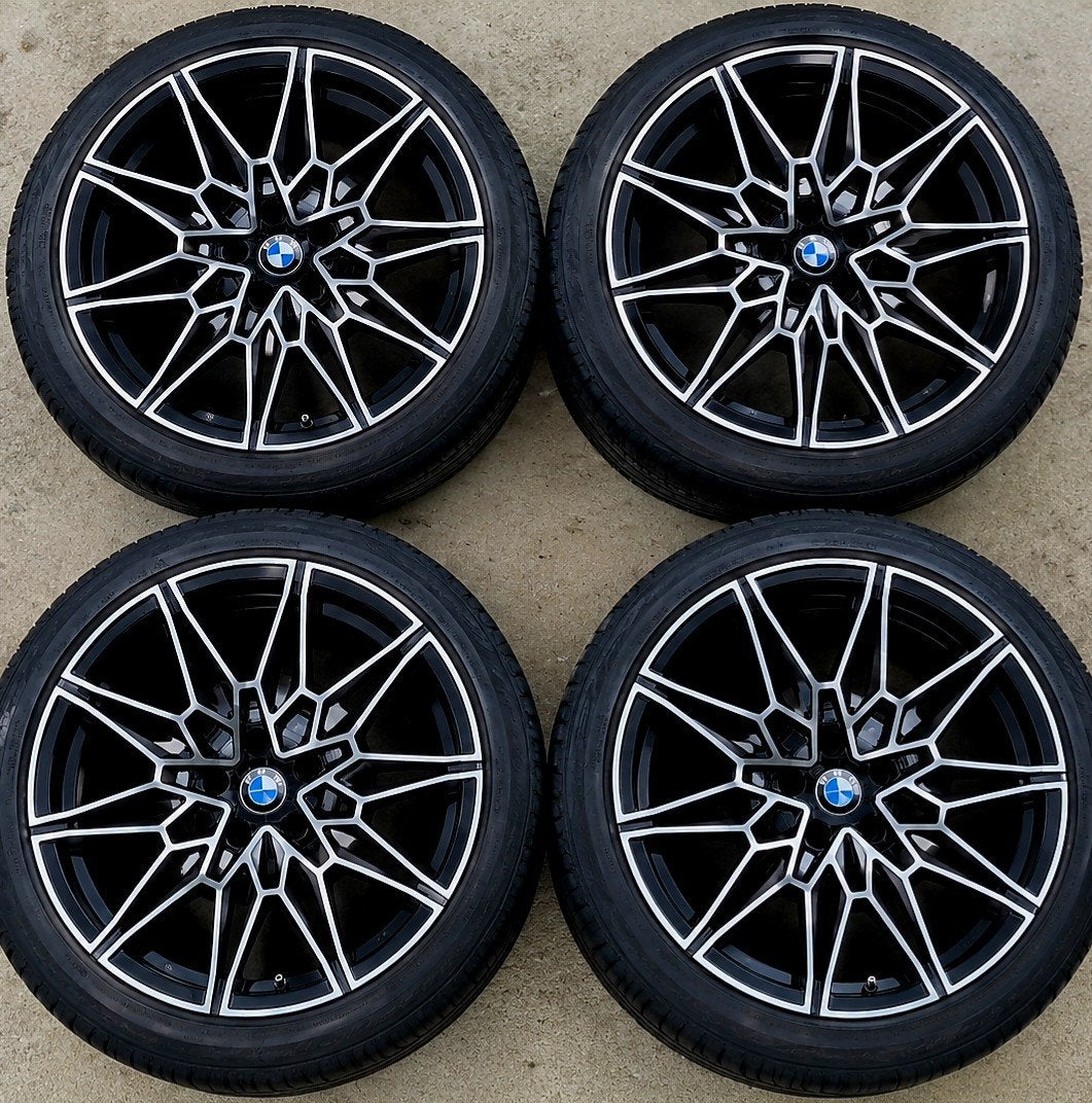 JANTES BMW 19 POUCES LES PLUS LARGES AVEC DE BONS PNEUS D'HI, Enlèvement, 19 pouces, Pneus hiver, Pneus et Jantes