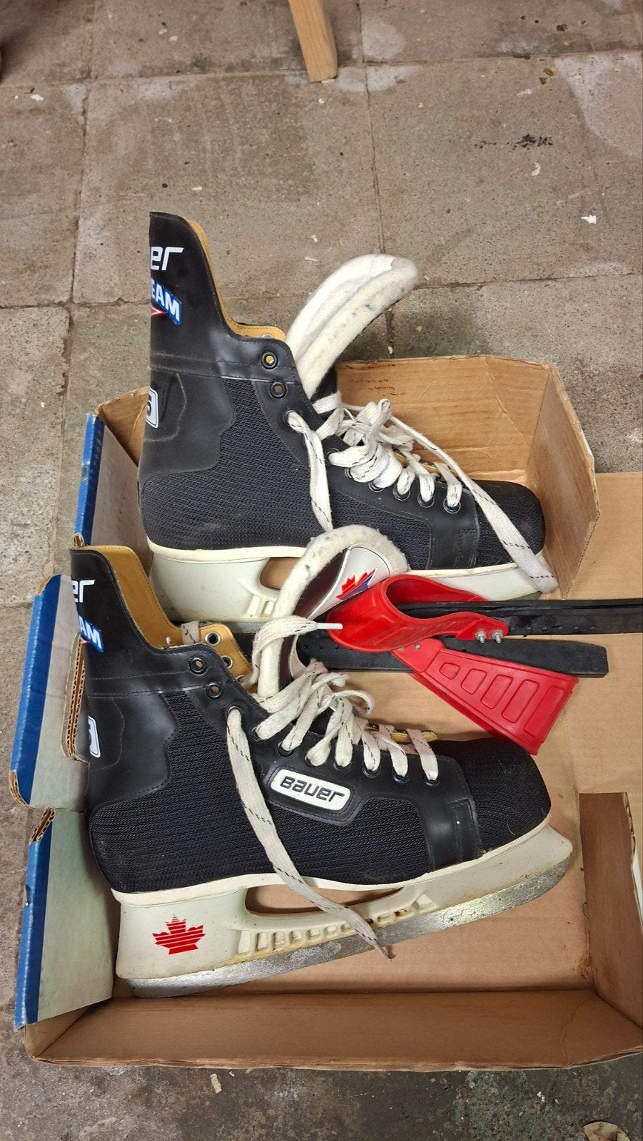 Bauer pro team 25 hockey schaatsen maat 44 (10), Sport en Fitness, Schaatsen, Gebruikt, Bauer, Ophalen of Verzenden, IJshockeyschaatsen