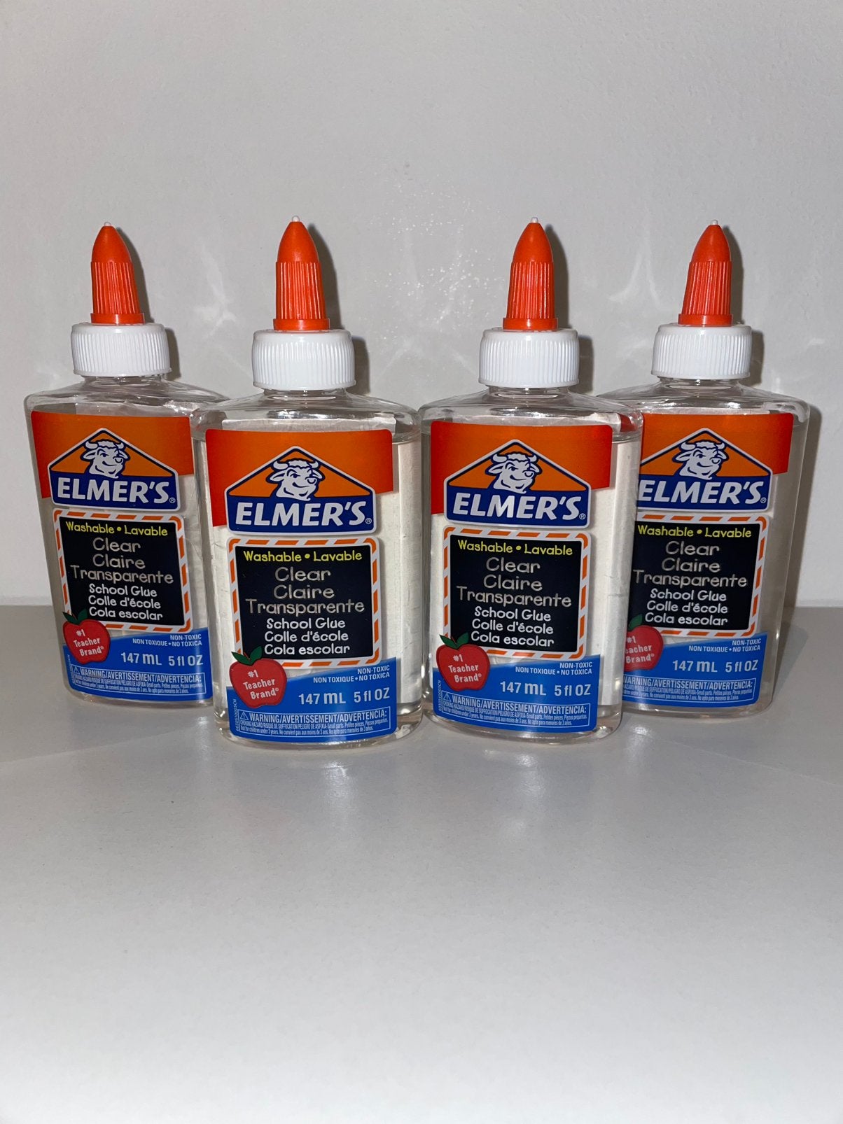 4x Elmer’s Transparante Lijm (147ml) voor Slijm & Knutselen, Ophalen, Zo goed als nieuw
