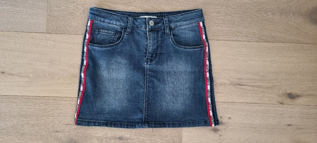 Levi´s jeansrokje maak 14 jaar in nieuwstaat!, Meisje, Ophalen of Verzenden, Zo goed als nieuw, Jurk of Rok