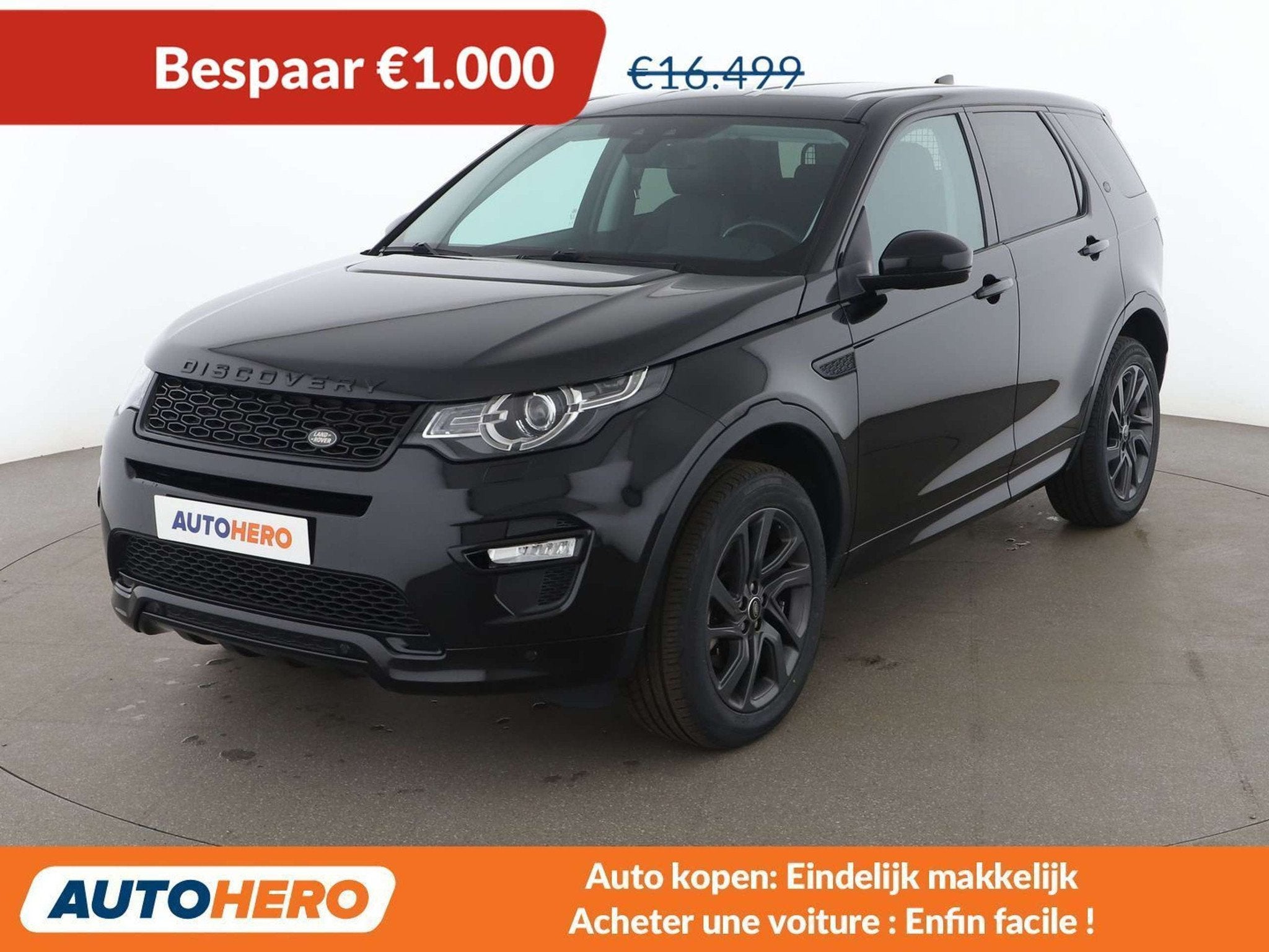 Land Rover Discovery Sport 2.0 Td4 SE AWD (bj 2017), Auto's, Automaat, Zwart, Discovery Sport, Zwart