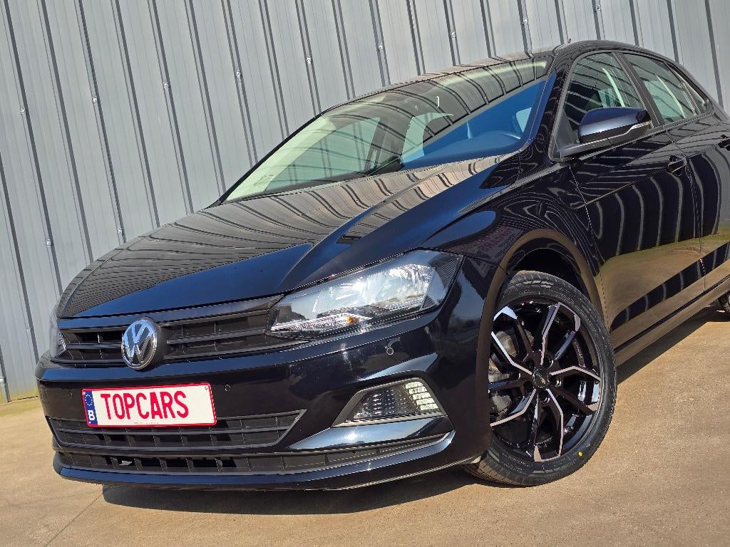 ✔VW POLO 1.0MPI 2019 Euro6❕ met app-connect, airco,..., Auto's, Voorwielaandrijving, Stof, Zwart, Bedrijf