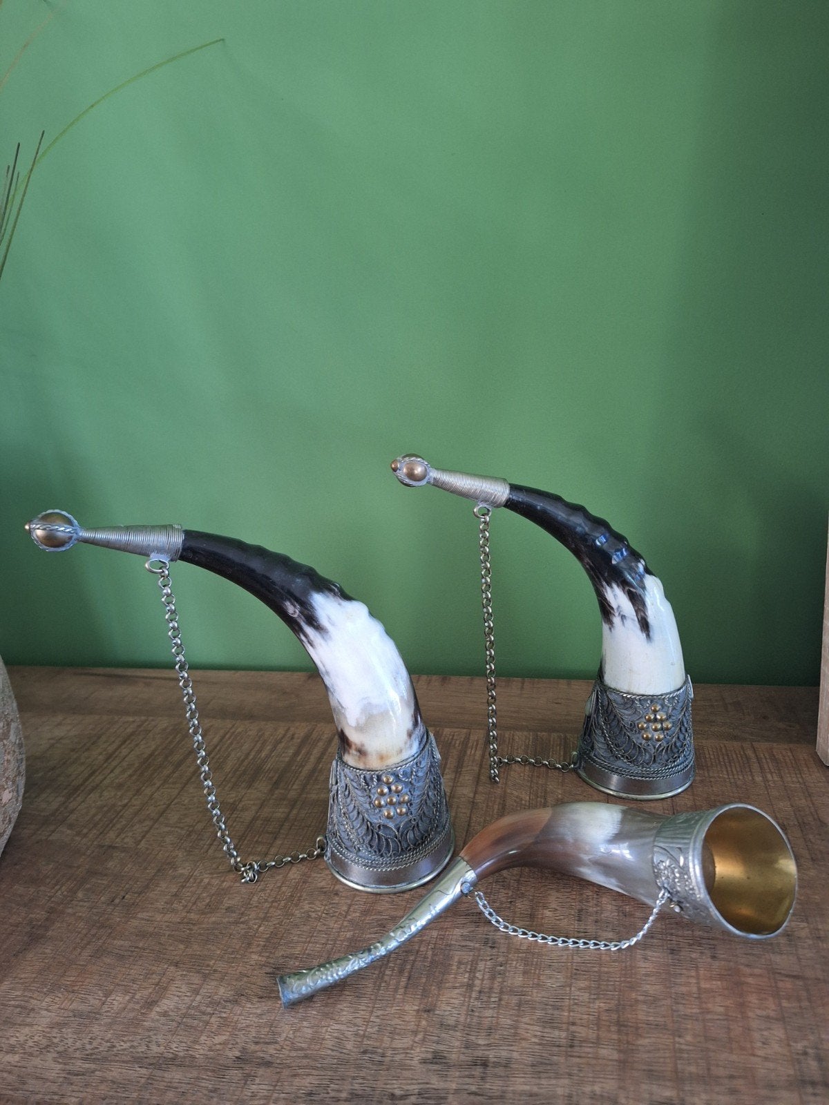 viking hoorns, Antiek en Kunst, Ophalen of Verzenden
