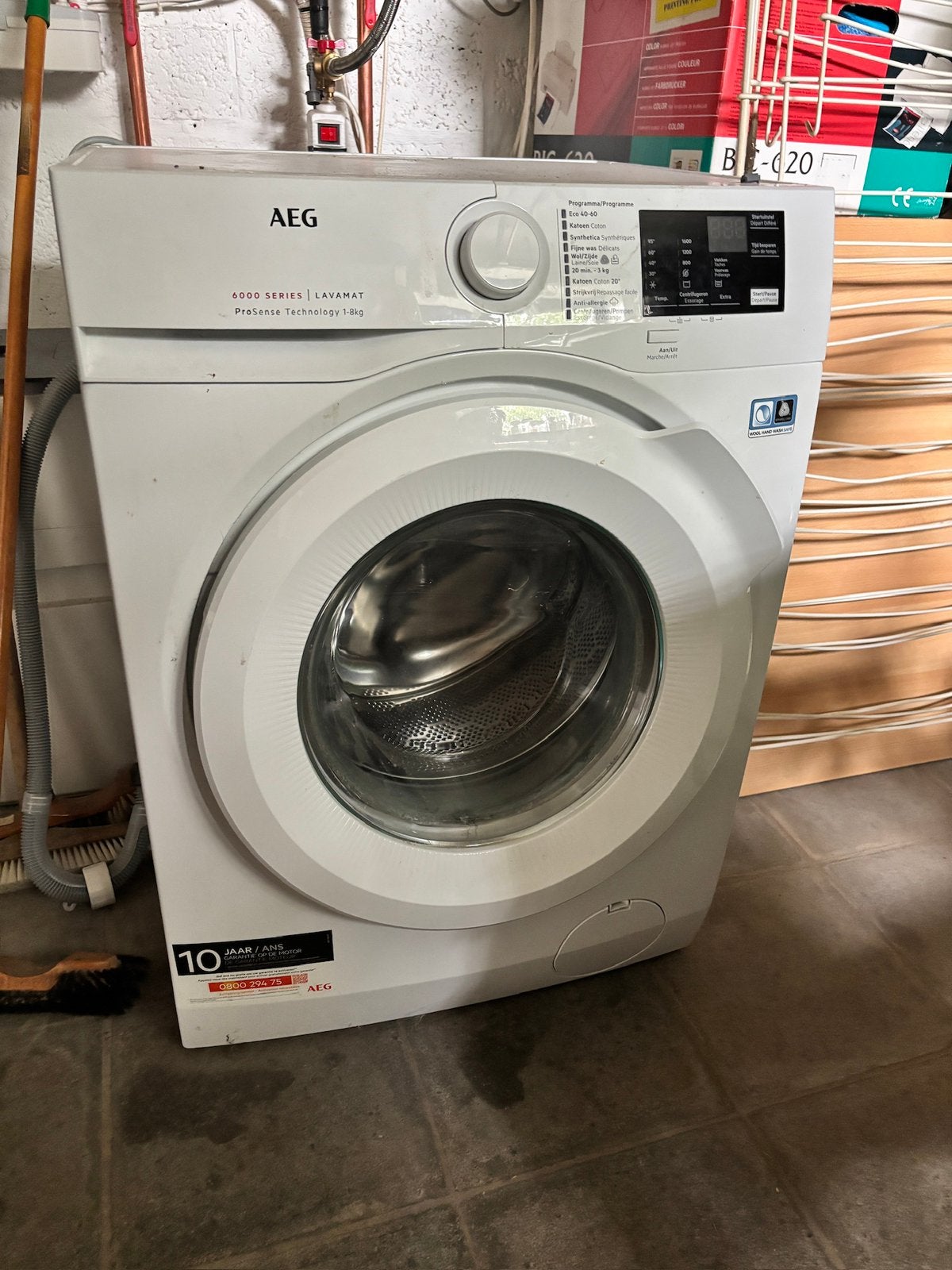 AEG wasmachine, Elektronische apparatuur, Ophalen, Zo goed als nieuw