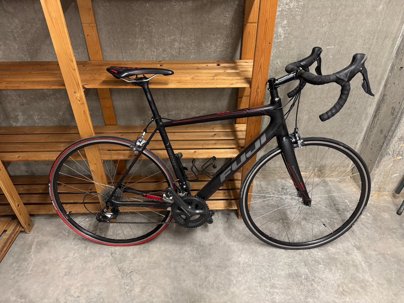 Fuji SL 3.1 racefiets met Shimano Ultegra, 28 inch, Carbon, Zo goed als nieuw, 53 tot 57 cm