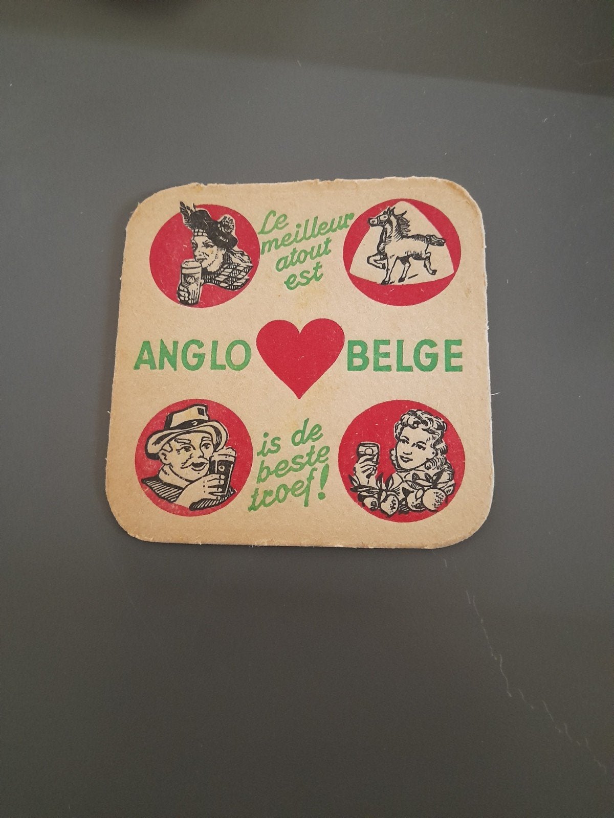 bierviltje anglo belge zulte, Ophalen of Verzenden