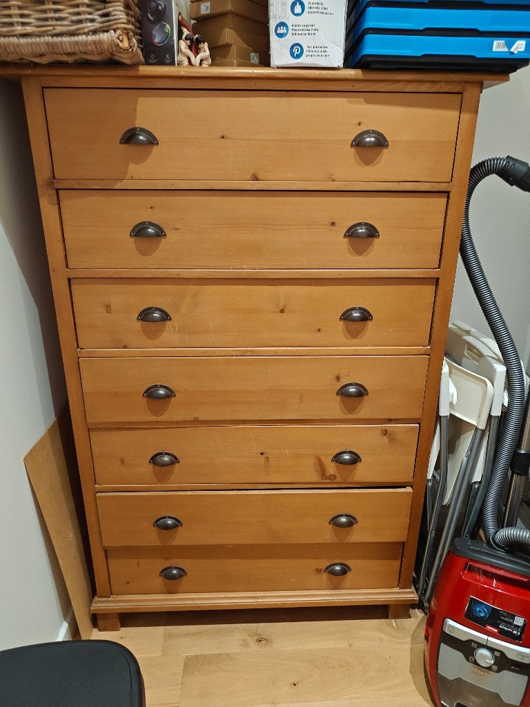Meuble, 25 à 50 cm, 100 à 150 cm, Utilisé, Pin