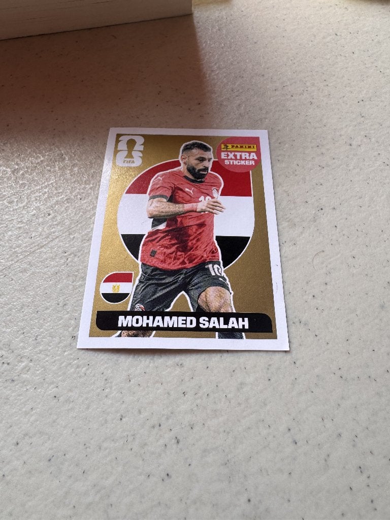 Mohamed Salah Panini albumkaart, Verzamelen, Overige Verzamelen, Ophalen of Verzenden, Nieuw