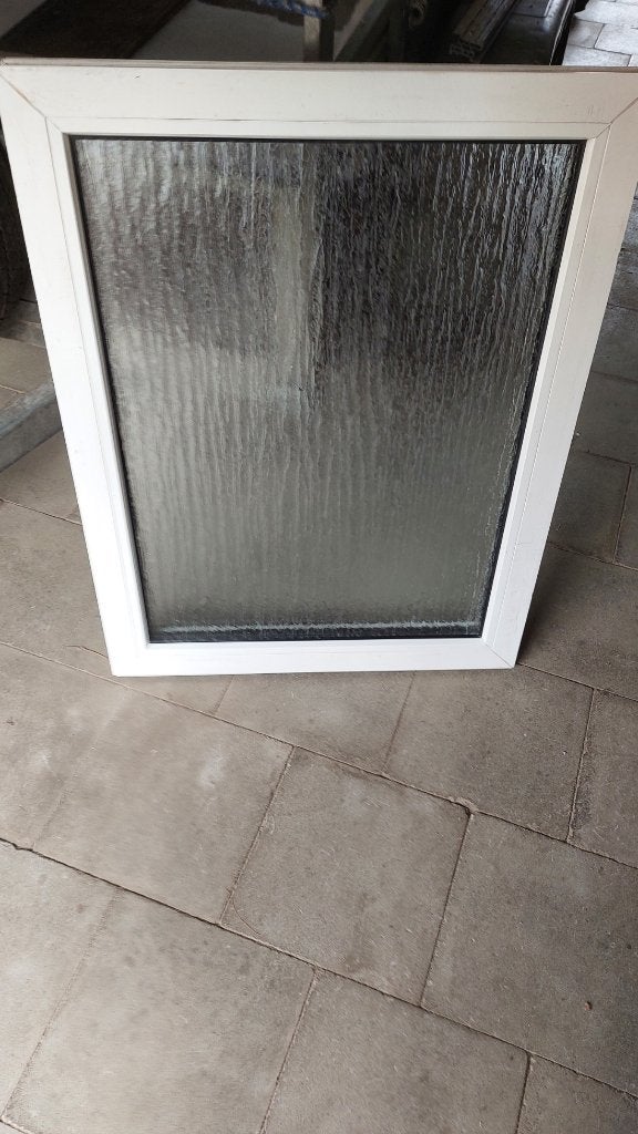 Raam PVC, Doe-het-zelf en Bouw, Ophalen, Gevelraam of Ruit, Gebruikt, Minder dan 80 cm