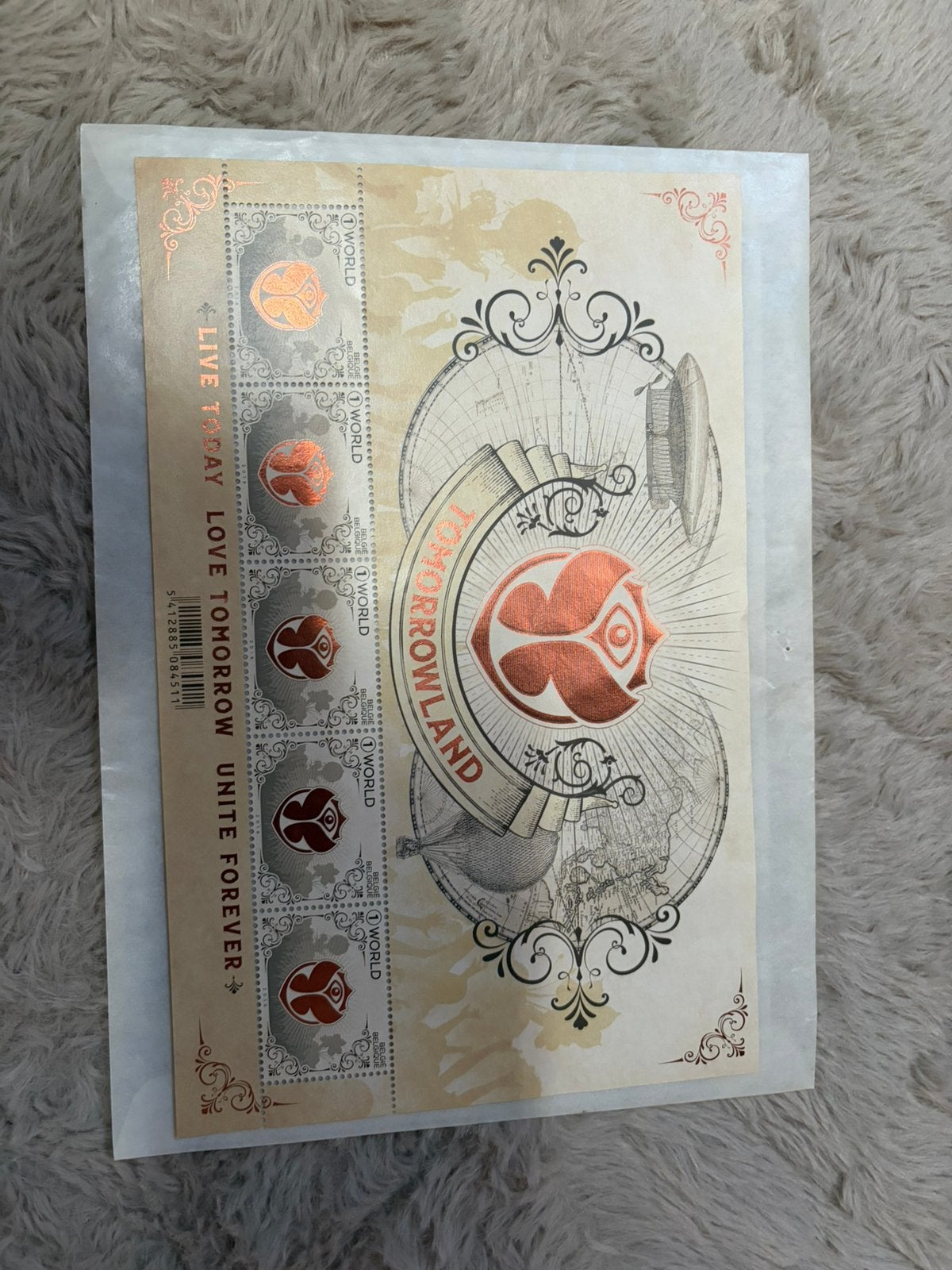 Timbre tomorrowland, Enlèvement