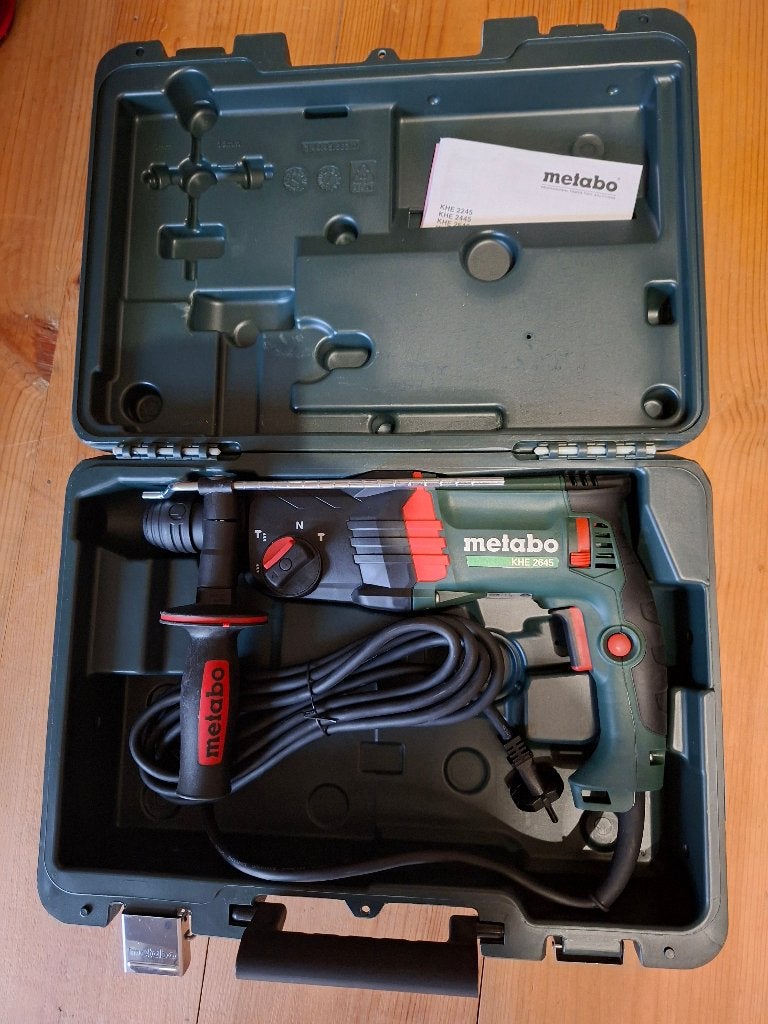 Marteau perforateur NEUF! METABO KHE 2645 SDS-Plus 850W, Bricolage & Construction, Neuf, 600 watts ou plus, Enlèvement ou Envoi