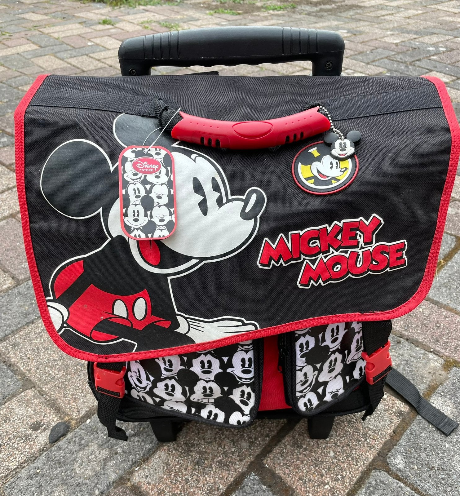 Karactermania mickey mouse blissy schooltas trolleyfunctie, Ophalen, 30 tot 40 cm, Overige typen, Nieuw