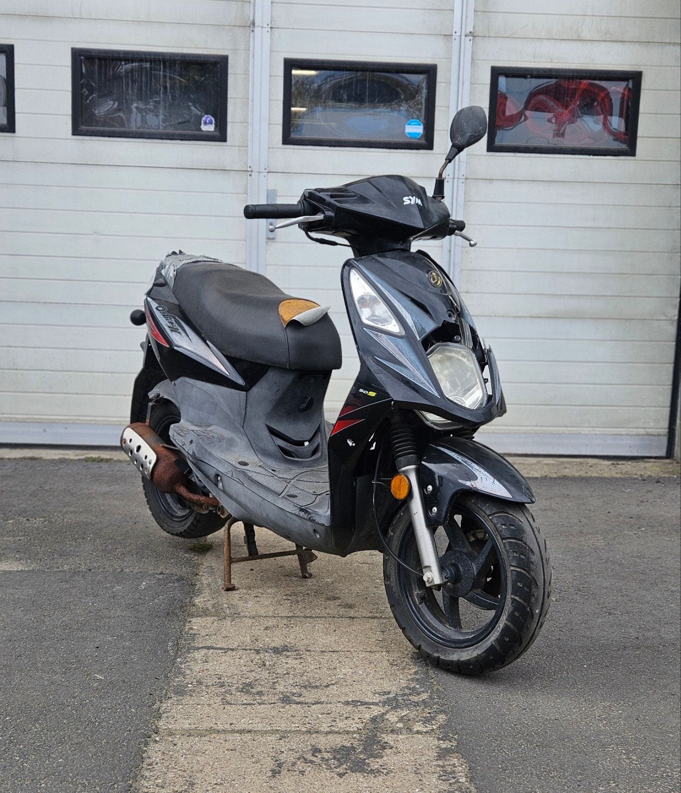 Sym Orbit II 50cc 4 takt - Voor onderdelen!, Ophalen, Gebruikt, Benzine, 50 cc