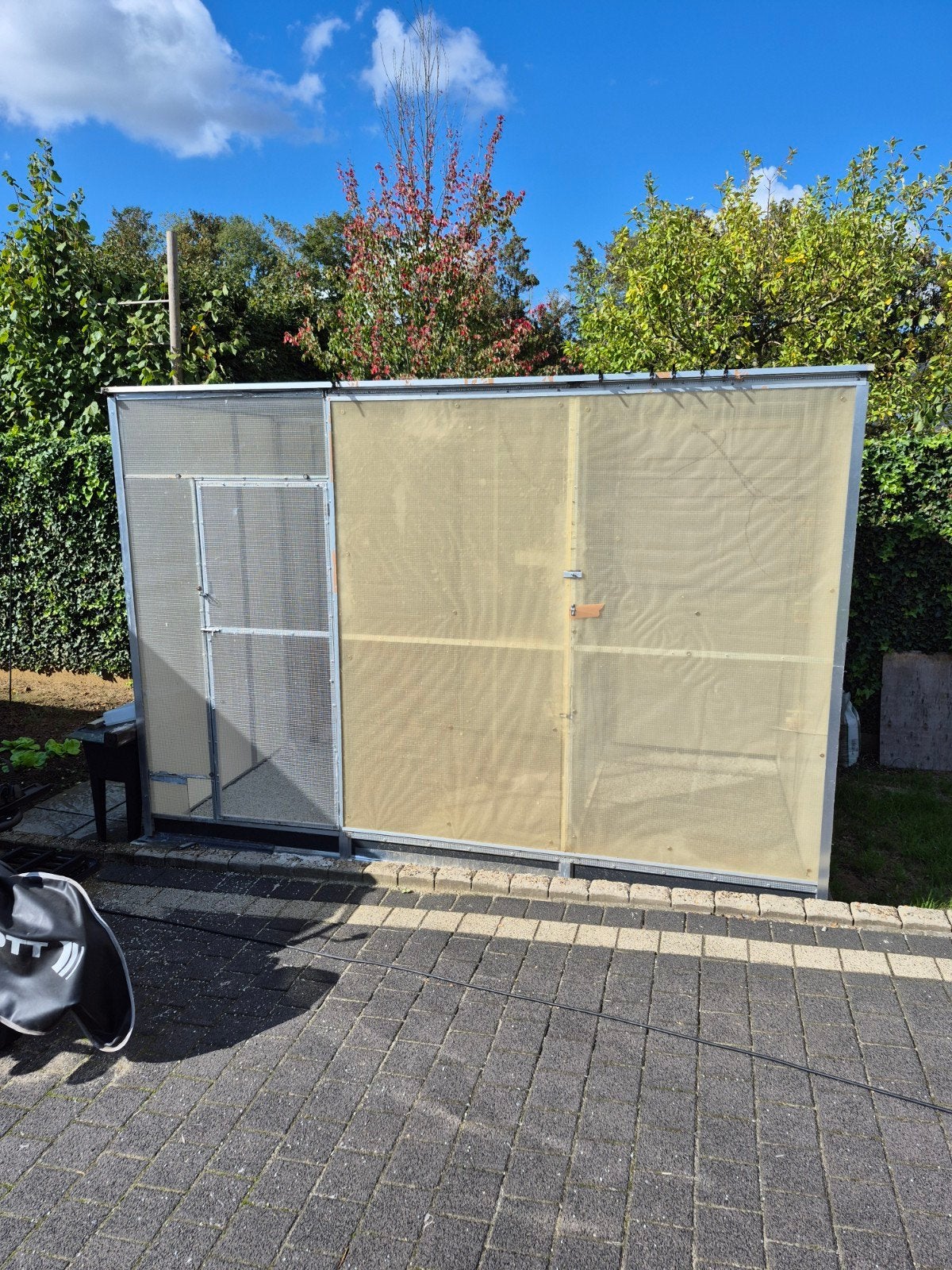 Aluminium volière 3x2, Ophalen, Zo goed als nieuw, Aluminium, Volière